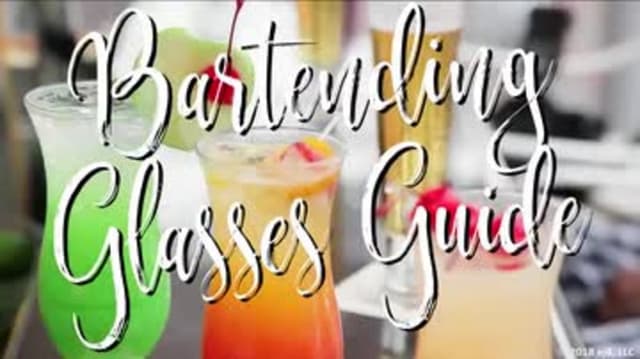 Beverage: 05. Bartending Glasses Guide