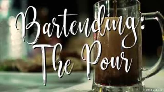 Beverage: 06. Bartending: The Pour