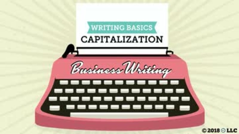 Writing Basics: Capitalization