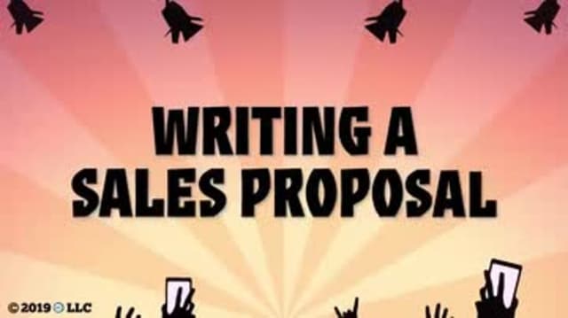 Writing a Sales Proposal
