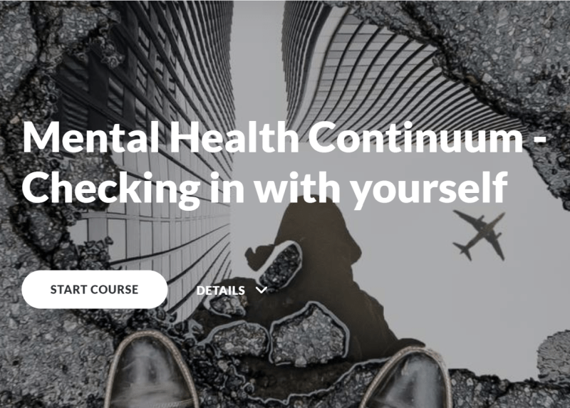 Mental Health Continuum: Checking in with yourself
