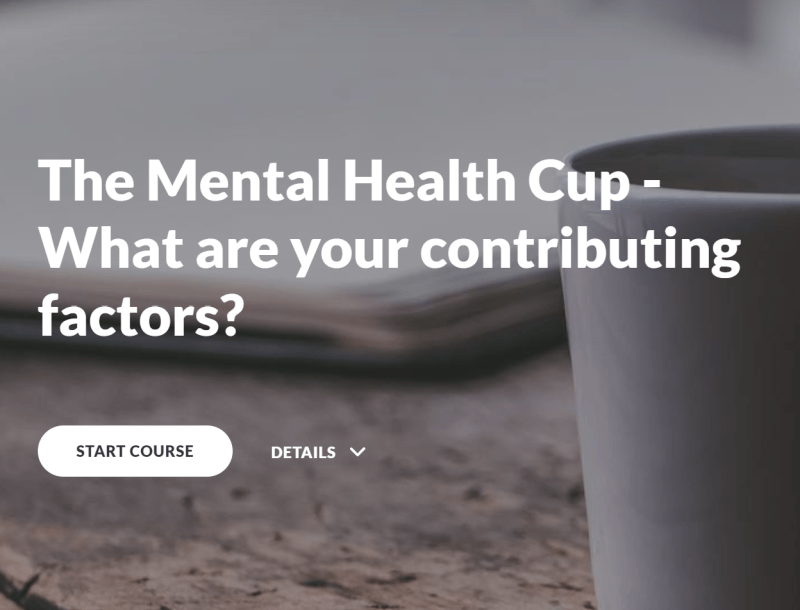 The Mental Health Cup - What are your contributing factors?