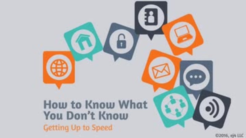 How to Know What You Don't Know: 01. Getting Up to Speed