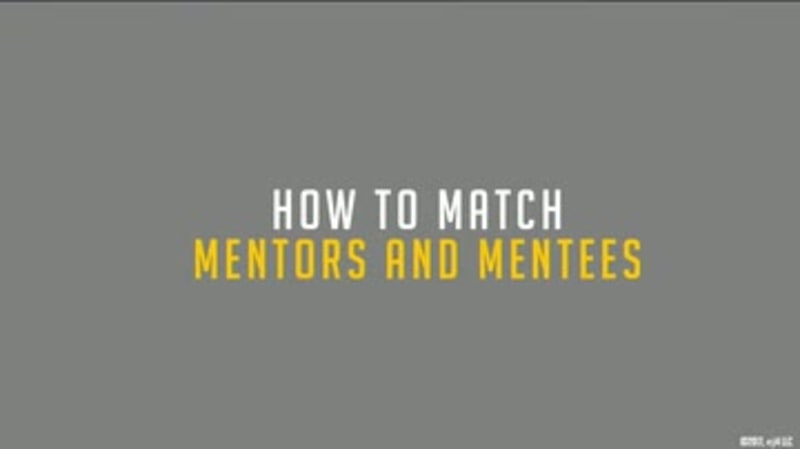 Mentoring: Matching Mentors and Mentees