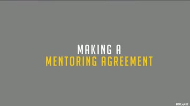 Mentoring: Making a Mentoring Agreement
