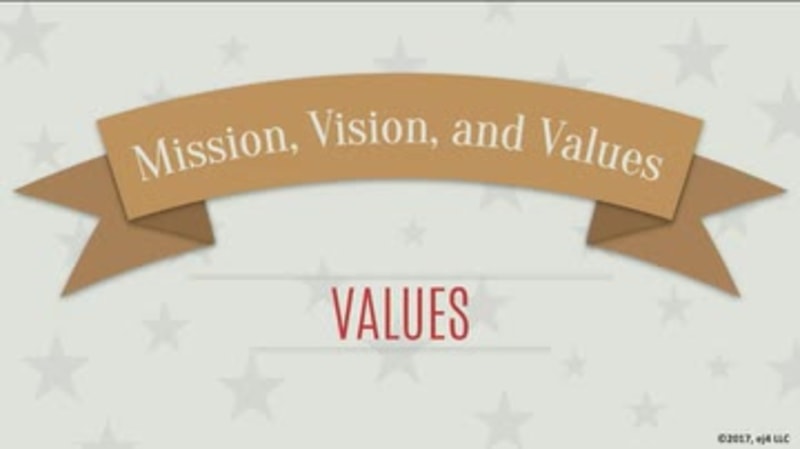 Mission, Vision, and Values: 03. Value Statements