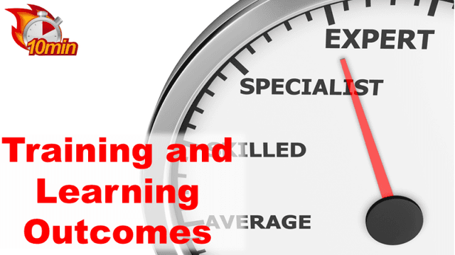 10 Minute Training and Learning Outcomes