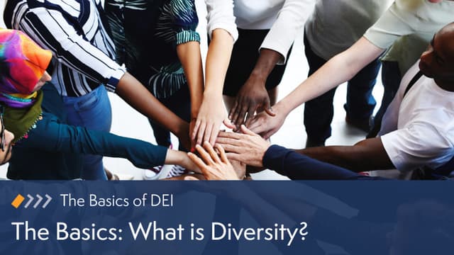 The Basics: What is Diversity?