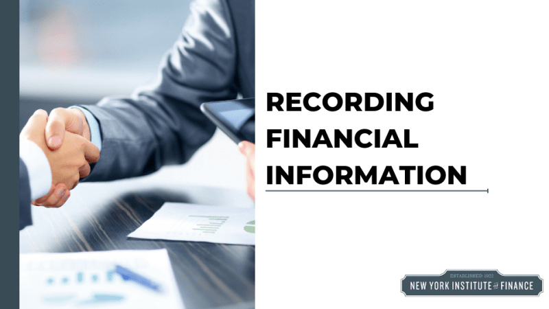 Recording Financial Information