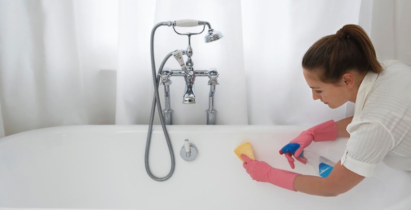 Hospitality - Cleaning Hotel Bathrooms