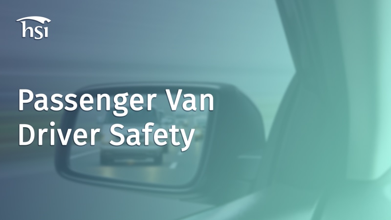 Passenger Van Driver Safety