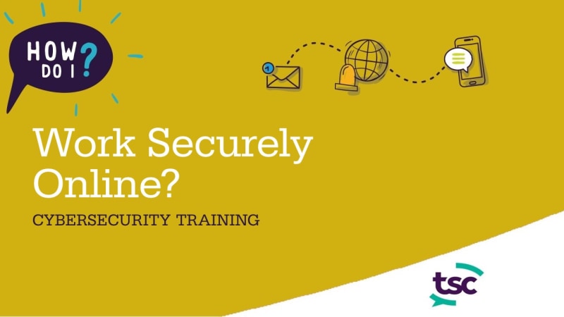 How do I work securely online?