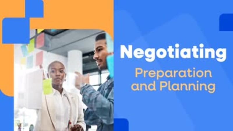 Negotiating: 06. Preparation and Planning
