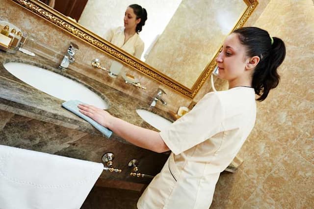 Cleaning Hotel Bathrooms