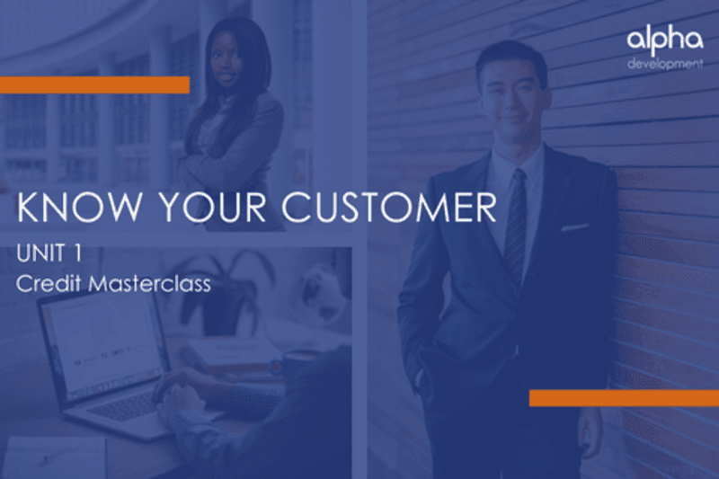 CREDIT Masterclass: Knowing Your Customer�?