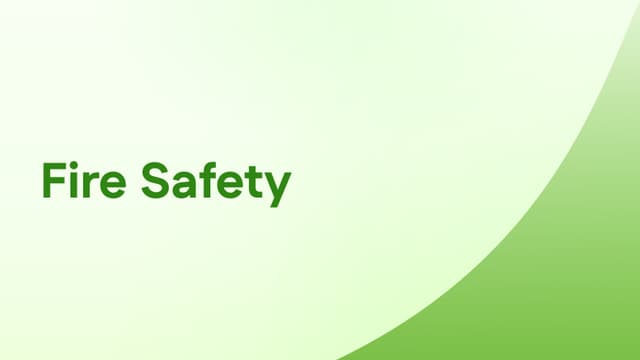 Fire Safety - New Aged Care Standard 2