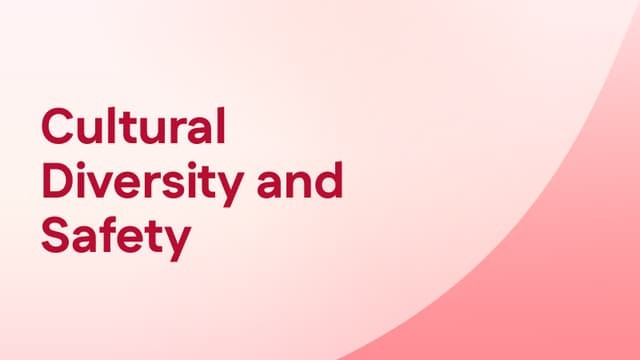 Cultural Diversity and Safety - New Aged Care Standard 1