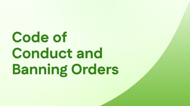 Code of Conduct and Banning Orders - New Aged Care Standard 2