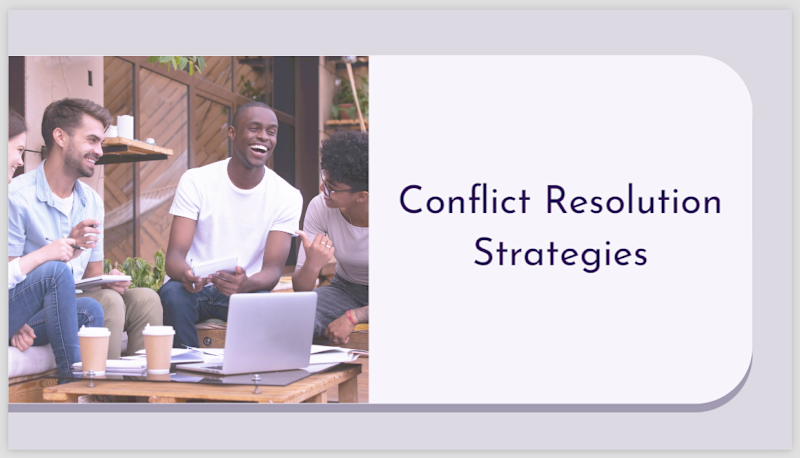 Conflict Resolution Strategies